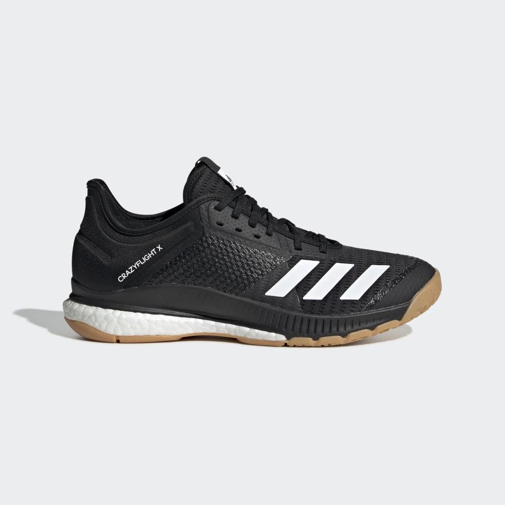 Adidasi Volei Adidas Crazyflight X 3 Dama Romania - Negrii/Albi D97832